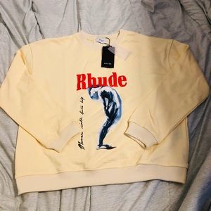 RHUDE SWEATER (NEVER WORN)